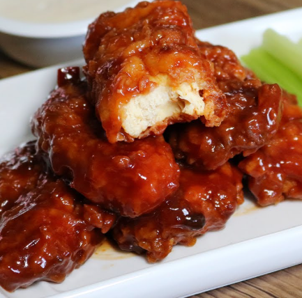 POLLO A LA PLANCHA CON SALSA BARBECUE Y AGREG